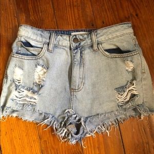 Jean shorts
